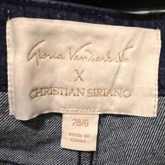 Gloria Vanderbilt Denim High Rise Alfie Wide Leg Jeans Size 6 - Picture 13 of 13